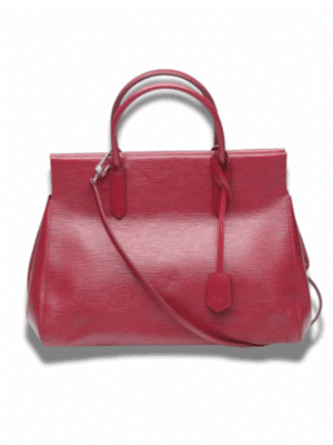 Louis Vuitton Marly Red Epi Leather Bag front view