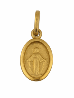 Vintage 9ct Gold Virgin Mary Pendant.