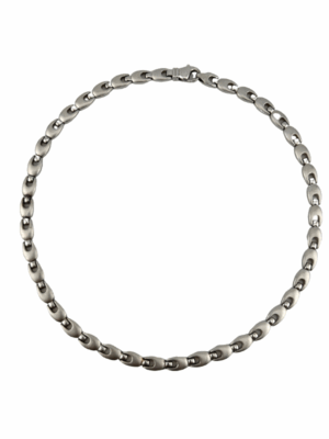 Vintage Sterling Silver Link Necklace