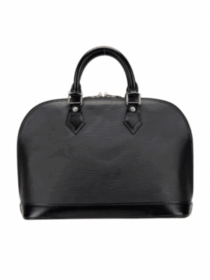 Louis Vuitton Alma Epi Leather Black Handbag
