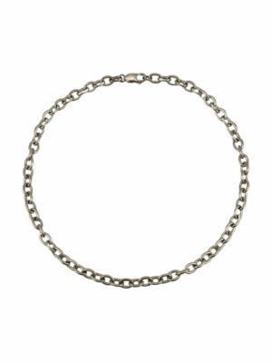 sterling silver oval chain links