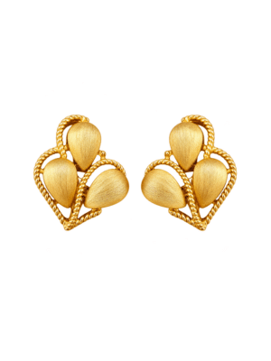 Vintage Crown Trifari Clip-On Earrings