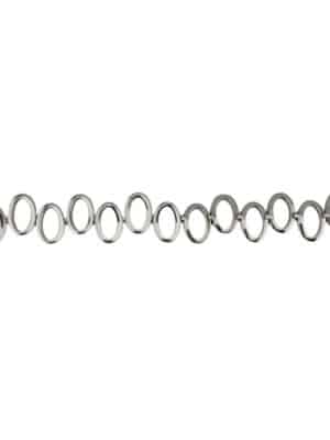 Vintage Modernist Oval Link Bracelet