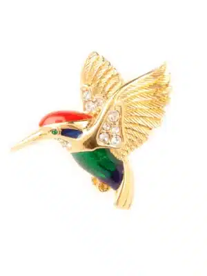 1960s Vintage Attwood & Sawyer Hummingbird Brooch