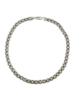 Vintage Sterling Silver Rope Chain Necklace