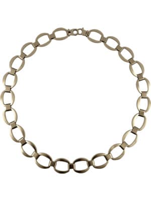 Vintage Sterling Silver Link Necklace