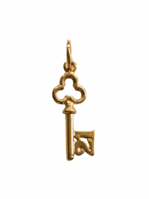 Vintage 9ct Gold 21st Birthday Key Charm