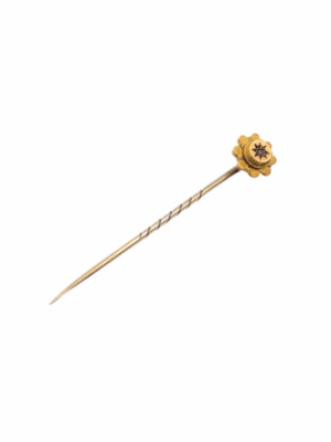 Vintage 9ct Solid Gold Stick Pin