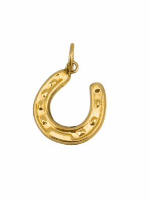 Vintage 9ct Gold Horseshoe Charm