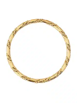1970s Vintage Monet Twisted Bangle