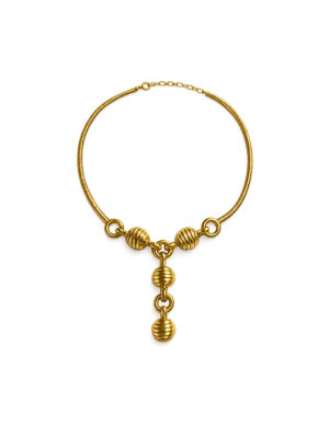 Vintage Grosse 1971 Gold Pendant Necklace