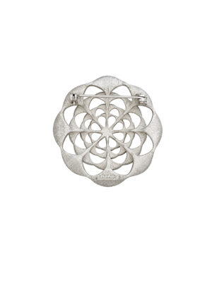 Vintage Sarah Coventry Silver Modernist Brooch