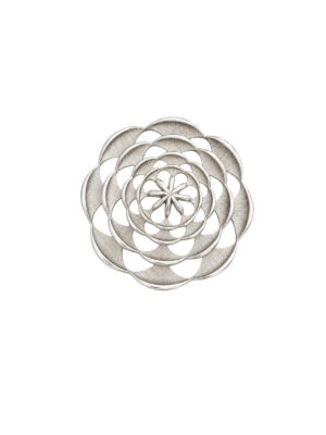 Vintage Sarah Coventry Silver Modernist Brooch