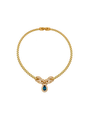 Vintage 1980s Attwood & Sawyer Gold Necklace