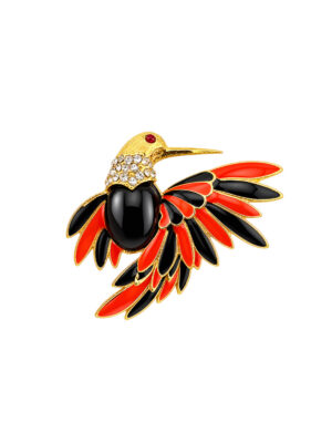 Vintage Jelly belly Hummingbird Brooch
