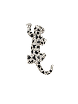 Vintage 1980s Oversized Panther Brooch