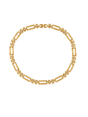 Vintage Monet Gold Watchband Collar 1970s